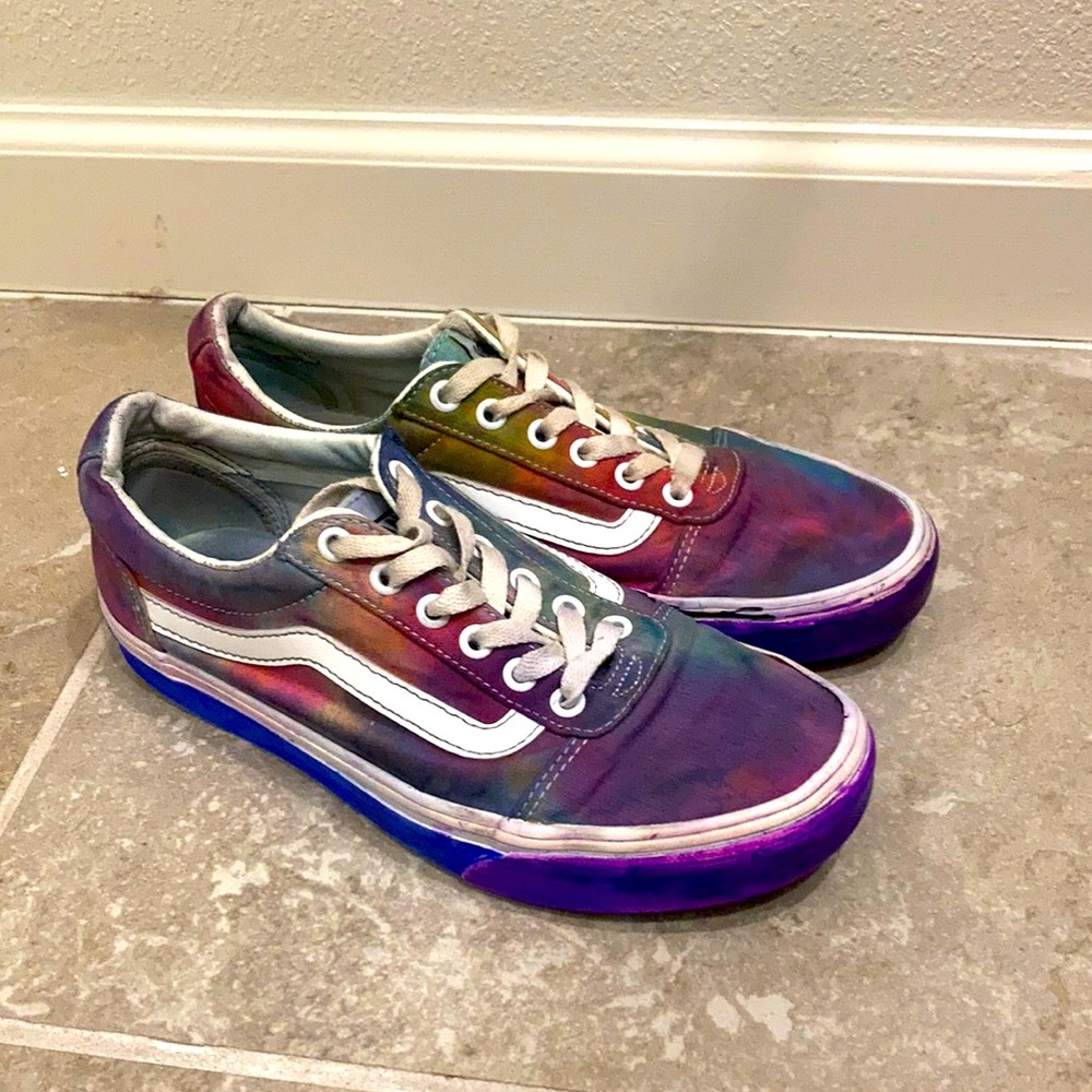 Tie-dye vans